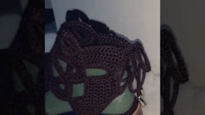 Летние полусапожки вязаные крючком