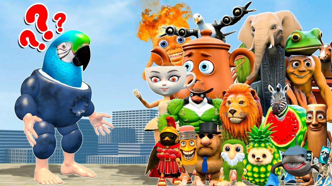 НОВАЯ СЕМЕЙКА мемов БЛУБЕРРИНИ ПАРРОТИНИ против ВСЕХ ИТАЛЬЯНСКИХ мемов БРЭЙНРОТ смотреть онлайн