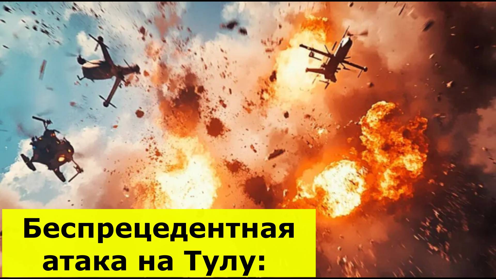 Беспрецедентная атака на Тулу: Дроны летали всю ночь. Повреждён многоквартирный дом. Люди в панике