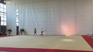 СмП 2 юношеский, Константинова София -  Плюснин Кирилл, Комбинированное упражнение