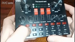 V8S внешняя звуковая карта для стримера