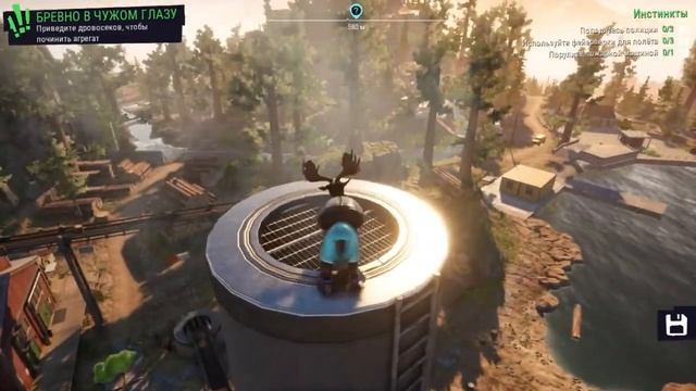 Козёл-дровосек и бревно | Goat Simulator 3 #4 смотреть онлайн