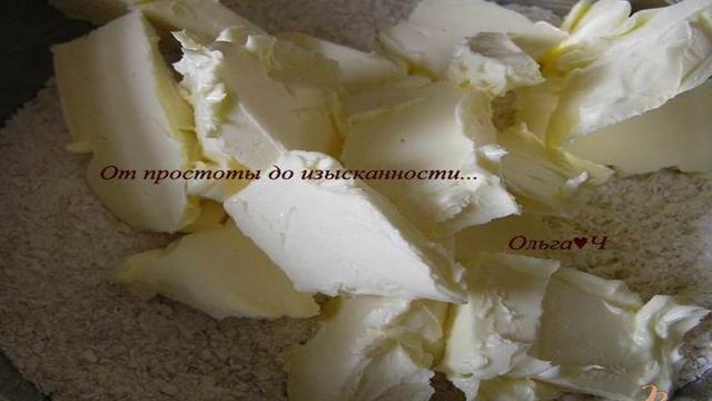 Овсяное песочное печенье
