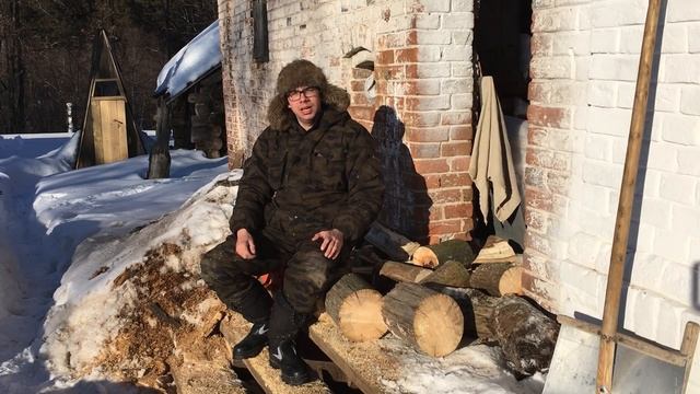 Жизнь в доме прадеда. Разбираю развалины и строим второй «домик» смотреть онлайн