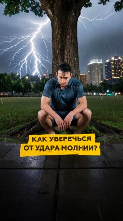 Как уберечься от удара молнии?