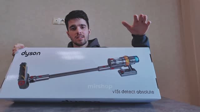 Обзор на пылесос Dyson V15S Detect Absolute смотреть онлайн