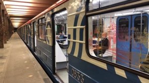 81-717/714.5М, 81-714.5М и 81-717/714 Перекраска Московский транспорт На станции Речной вокзал