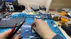 Ремонт ноутбука HP 15-db. Не включается