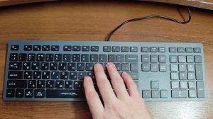 Звук нажатия на клавиши клавиатуры A4Tech Fstyler FX50