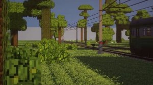 ЖД карта | #3 Новый биом, расширение ж/д | Minecraft 1.12.2