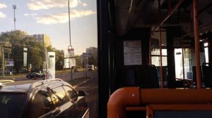 поездка на троллейбусе БКМ 221 (128) Маршрут 3 ПС "Виктория