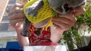 обзор бальшой мягкой игрушки кот барсик