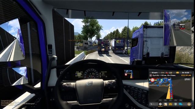 Играем в Euro Truck Simulator 2. Залетаем! смотреть онлайн