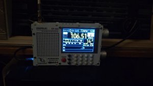 Deepelec DP 666. TEF 6686. Приём FM в Кишиневе радио Спутник. 106.5 МГ