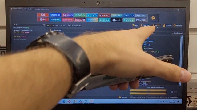 FRP Vivo Y93 V1818A ( Qualcomm ) Сброс Пароля Экрана и Аккаунта Гугл. смотреть онлайн