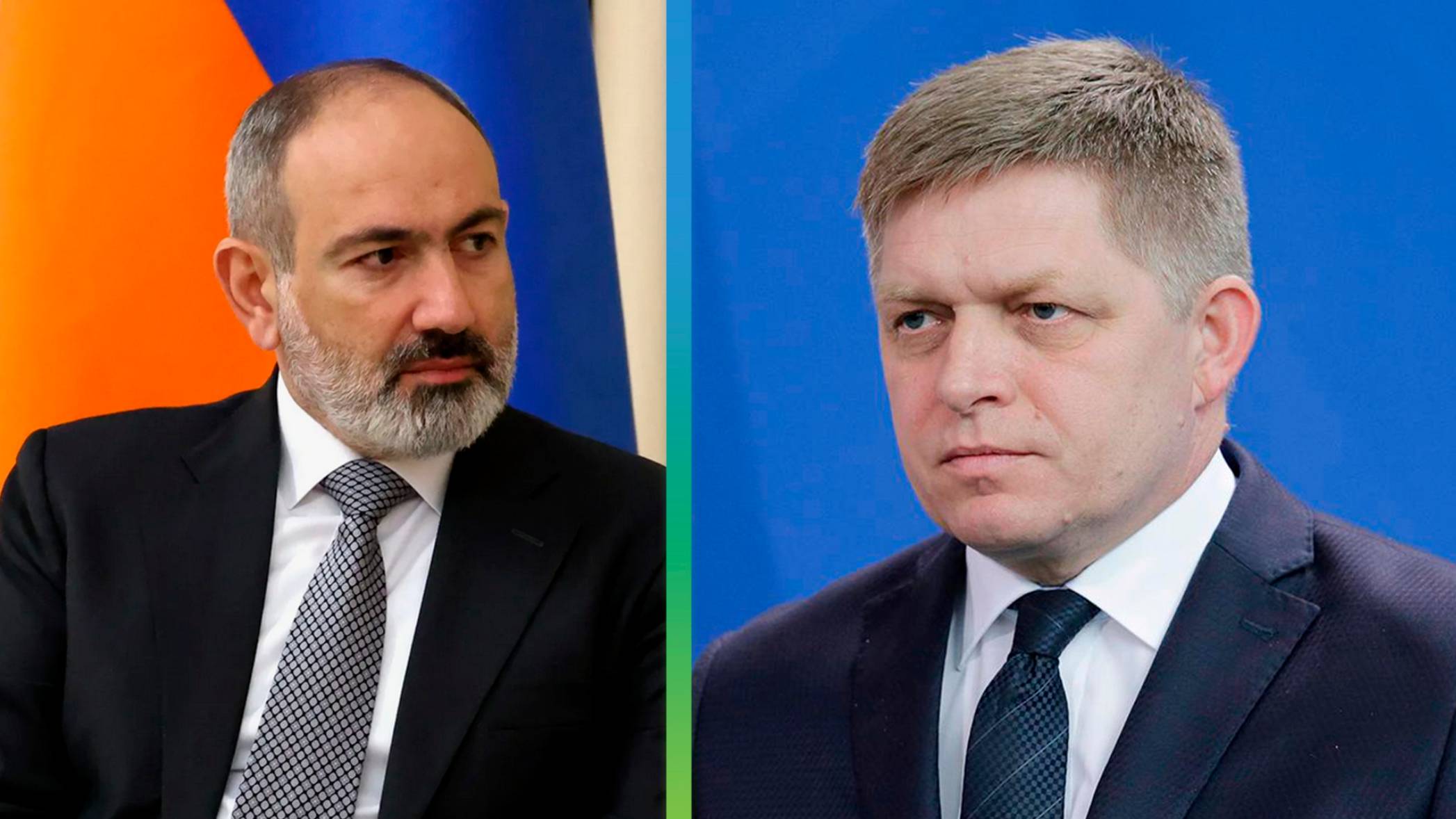 Премьер-министр Словакии Роберт Фицо провел переговоры с Николом Пашиняном в Ереване