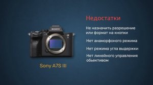 Обзор Sony A7S III. Лучшая камера для видео, которой пора об?