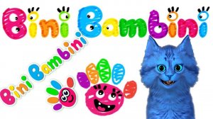 BINI BAMBINI КОТЁНОК АЛЬБО РИСУЕТ СИМПОТИЧНОГО  СТЕГОЗАВРА 🐱 ДЕТСКАЯ РАЗВИВАЮЩАЯ ИГРА #60