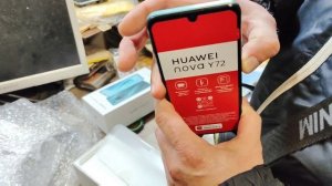 Huawei nova Y72. Распаковка.