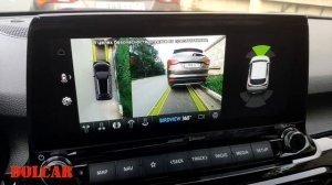 Круговой обзор на заводском мониторе KIA Seltos
