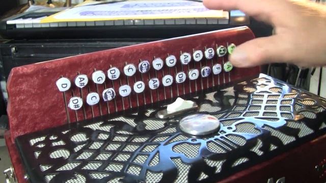 СХЕМА клавишей гармони РЕ# мажор . Схема разработана м? смотреть онлайн