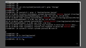 Настройка постоянного хранения SystemD журналов в Linux - Со