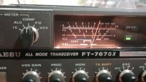 11 04 2024 Тест трансивера Yaesu Ft 767GX после профилактическог