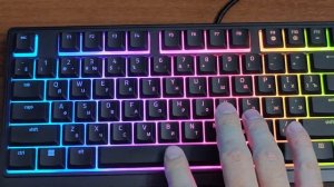 Звук работы клавиш клавиатуры Razer Ornata V3 Tenkeyless