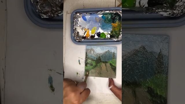 Вчимось малювати цікавий літній пейзаж по фото, і відр смотреть онлайн