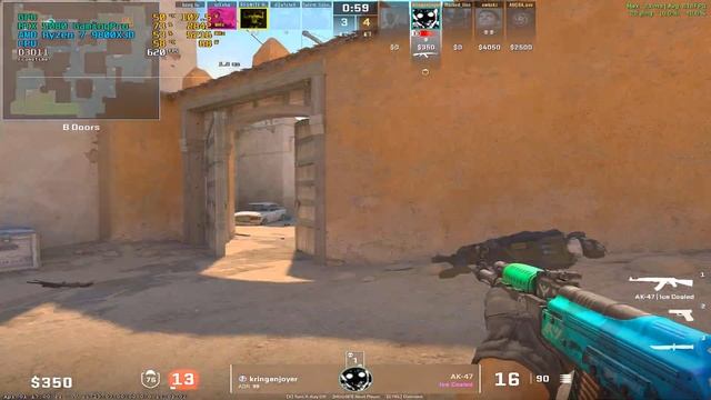 CS2: R7 9800X3D+5080+DDR5 6400с30 + fix weird red/pink смотреть онлайн