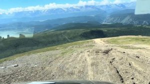 Горный алтай Акташский ретранслятор спуск с вершины