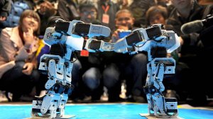 Битву роботов по правилам бокса провели в Китае