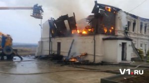 Под Волгоградом сгорел монастырь
