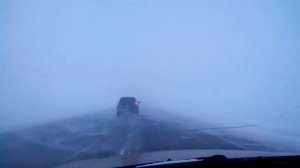 22.01.2020 трасса Оренбург Орск метель.