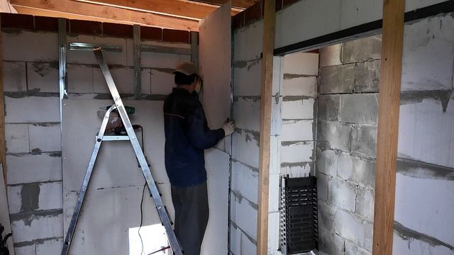 Баня из Блока Приобретает Вид / Монтаж Защитного Экран смотреть онлайн