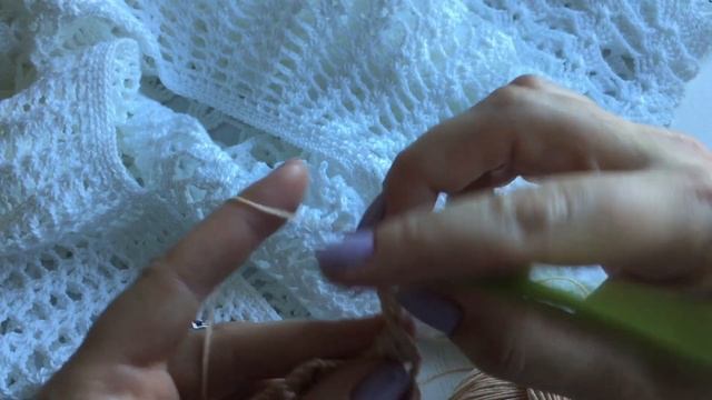 Летнее ПЛАТЬЕ/ТУНИКА крючком «Каскад» Мастер-класс. смотреть онлайн