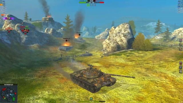 🔴 РЕПЛЕЙ НЕДЕЛИ как Т-62А один против 4 в РБ остался смотреть онлайн