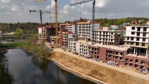 Прайм квартал бизнес-класса "Отрада на реке" ход строительства весна апрель 2025