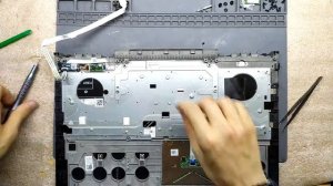 Dell INSPIRON P72F001 замена клавиатуры