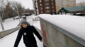 ДЕЛАЕМ САЛЬТО В СНЕГ. "ЖЁСТКИЙ ПАРКУР"
