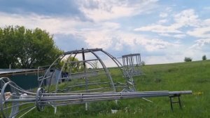 Продолжаются высотные работы в Храме Архангела Михаила с. Погожево