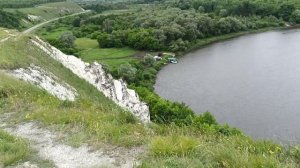 Белогорье, восхитительный вид на реку Дон с меловой горы.