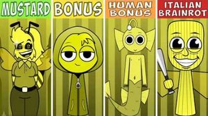 ВСЕ OC & БОНУСНЫХ ПЕРСОНАЖЕЙ Mustard | Incredibox Sprunki