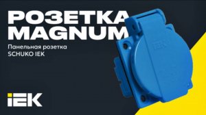 MAGNUM Розетка панельная SCHUKO IEK