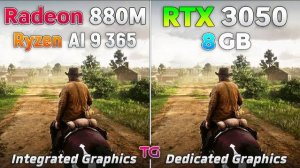 Radeon 880M vs RTX 3050 8GB - Test in 10 Games