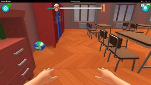 Школьник и бабка.  Игра  schoolboy and Granny на TV Мяу