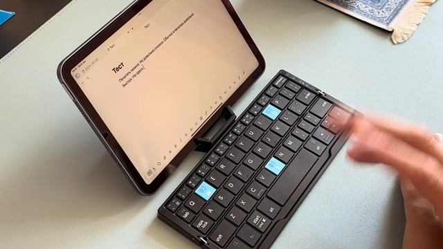 Складная клавиатура BOW для работы с текстом на Маке на смотреть онлайн