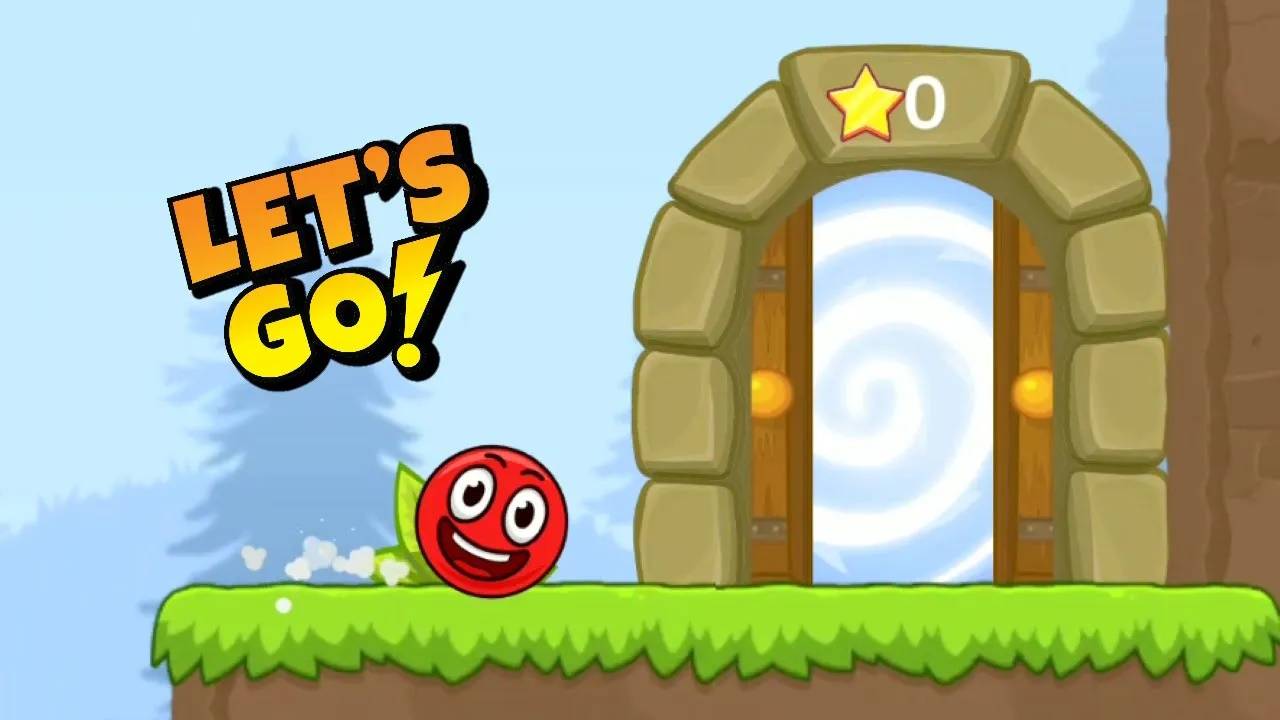 Красный Шар в игре Bounce Ball 5 Уровни 1-5 смотреть онлайн