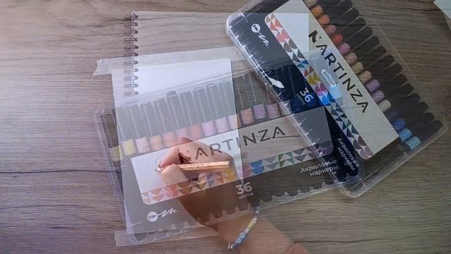 Акриловые маркеры Artinza || Тест и обзор