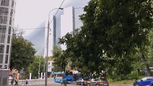 Небоскрёбы делового центра Москва-Сити и не только, ле
